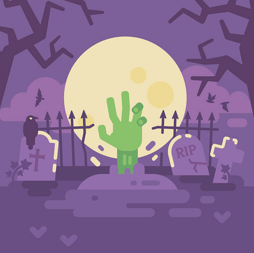 visuel zombie halloween